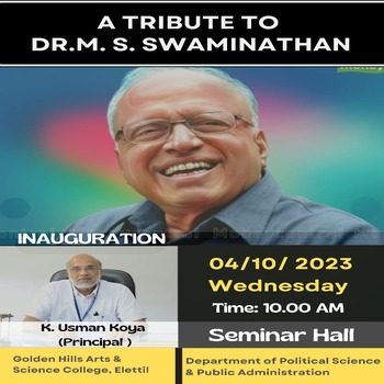 A Tribute to Dr. M S Swaminadhan 1 (1)